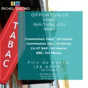Vente - Bar - Brasserie - Tabac - Loto - Gard (30)