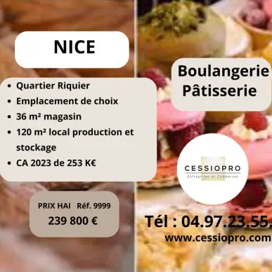 Vente - Boulangerie - Pâtisserie - Nice (06300)-photo-2