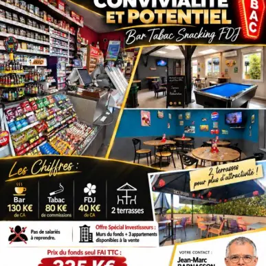 Vente - Bar - Brasserie - Tabac - FDJ - Meurthe-et-Moselle (54)-photo-1
