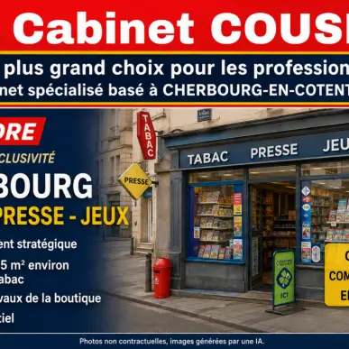 Vente - Tabac - Alimentation - Loto - Presse - Cherbourg-Octeville (50100)-photo-1