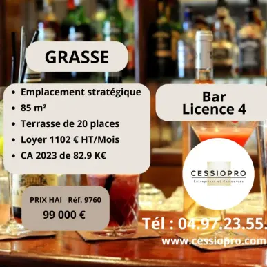 Vente - Bar - FDJ - Loto - Grasse (06130)-photo-2
