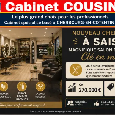 Vente - Alimentation - Salon de coiffure - Cherbourg-Octeville (50130)-photo-1