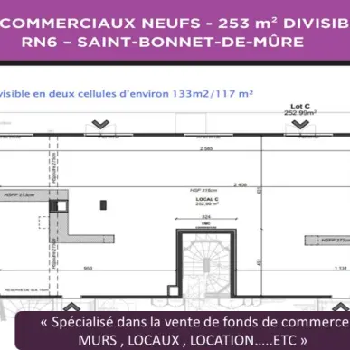 Vente de murs de boutique - Rhône (69)-photo-2
