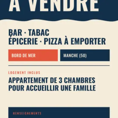 Vente - Bar - Tabac - Pizzeria - Alimentation - Epicerie - Loto - Pizzas à emporter - Superette - Manche (50)-photo-1