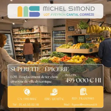 Vente - Alimentation - Epicerie - Superette - Supermarché - Lot (46)-photo-1