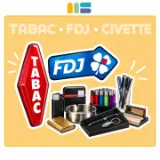 Vente - Tabac - Cadeaux souvenirs - Cigarettes électroniques - FDJ - Loto - Alpes-Maritimes (06)