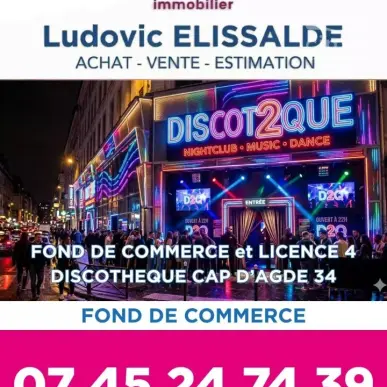 Vente - Discothèque - Agde (34300)-photo-1
