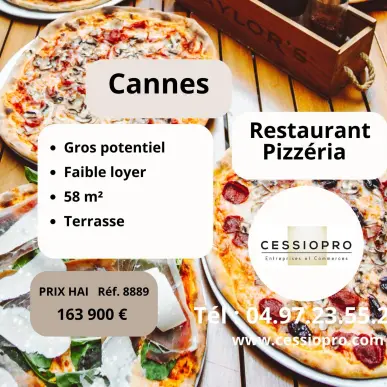 Vente - Restaurant - Pizzeria - Cannes (06400)-photo-1