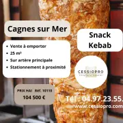 Vente - Restaurant - Restaurant rapide - Kebab - Snack - Cagnes-sur-Mer (06800)