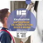 Vente - Vitrerie - Peinture - Maçonnerie - Carrelage - Platrerie - Alpes-Maritimes (06)