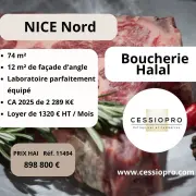Vente - Boucherie - Nice (06300)