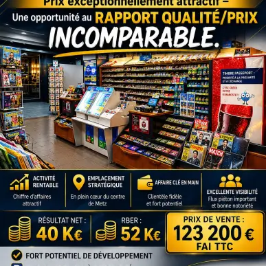 Vente - Tabac - FDJ - Presse - Moselle (57)-photo-1