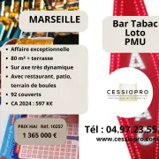 Vente - Bar - Tabac - Licence IV - Loto - PMU - Marseille 4ème (13004)