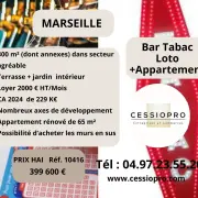 Vente - Bar - Tabac - Loto - Marseille 6ème (13006)