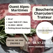 Vente - Boucherie - Charcuterie - Traiteur - Grasse (06130)