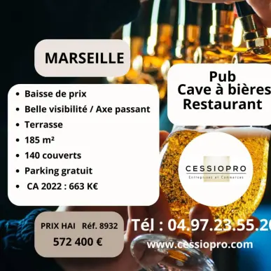 Vente - Bar - Restaurant - Pizzeria - Marseille 9ème (13009)-photo-2
