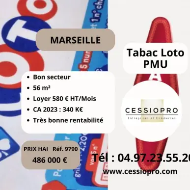 Vente - Tabac - Loto - PMU - Marseille 5ème (13005)-photo-2