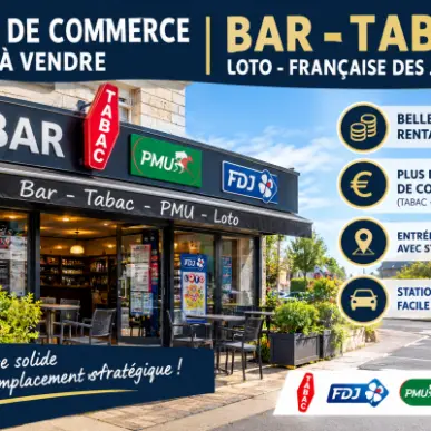 Vente - Bar - Tabac - FDJ - Loto - PMU - Presse - Manche (50)-photo-1