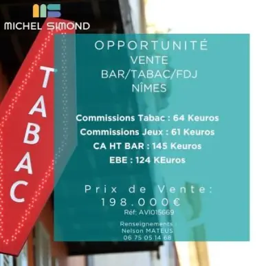 Vente - Bar - Brasserie - Tabac - Loto - Gard (30)-photo-3