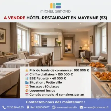 Vente - Hôtel - Restaurant - Mayenne (53)-photo-4