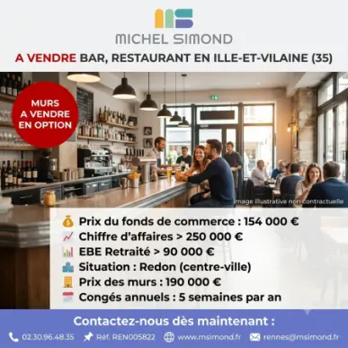 Vente - Bar - Restaurant - Ille-et-Vilaine (35)-photo-1