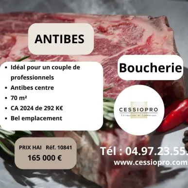 Vente - Boucherie - Antibes (06600)-photo-2