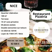 Vente - Restaurant - Pizzeria - Nice (06000)
