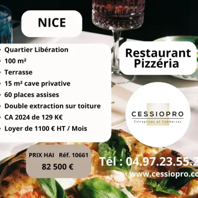 Vente - Restaurant - Pizzeria - Nice (06000)-photo-1