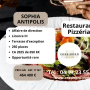 Vente - Restaurant - Pizzeria - Licence III - Valbonne (06560)