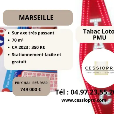 Vente - Tabac - Loto - PMU - Marseille 10ème (13010)-photo-2