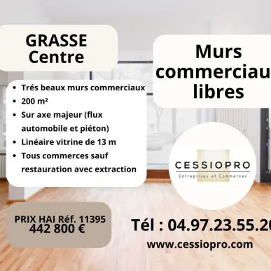 Vente de murs de boutique - Grasse (06130)-photo-2