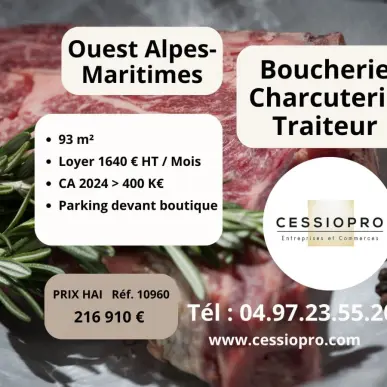 Vente - Boucherie - Charcuterie - Traiteur - Grasse (06130)-photo-4