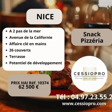 Vente - Restaurant - Pizzeria - Snack - Nice (06200)-photo-5