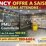 Vente - Tabac - PMU - Presse - CBD - Meurthe-et-Moselle (54)
