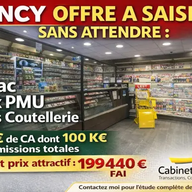 Vente - Tabac - PMU - Presse - CBD - Meurthe-et-Moselle (54)-photo-1