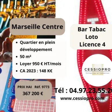 Vente - Bar - Tabac - Loto - Marseille 1er (13001)-photo-2
