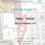 Vente - Tabac - Loto - PMU - Presse - Lot-et-Garonne (47)