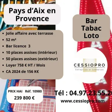 Vente - Bar - Tabac - Loto - Aix-en-Provence (13100)-photo-1