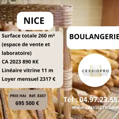 Vente - Boulangerie - Pâtisserie - Sandwicherie - Nice (06100)-photo-2