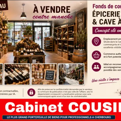 Vente - Alimentation - Cave à vins - Epicerie - Vins et spiritueux - Ancteville (50200)-photo-1