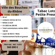 Vente - Tabac - Loto - Presse - Martigues (13500)