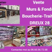 Vente - Boucherie - Charcuterie - Eure-et-Loir (28)