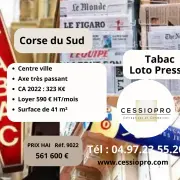 Vente - Tabac - Loto - Presse - Bastia (20200)