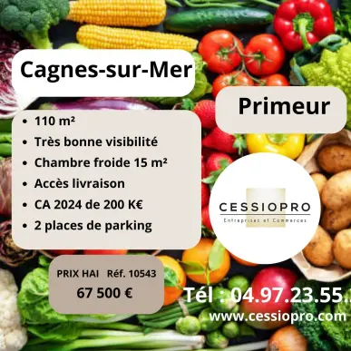 Vente - Alimentation - Fruits et légumes - Cagnes-sur-Mer (06800)-photo-1
