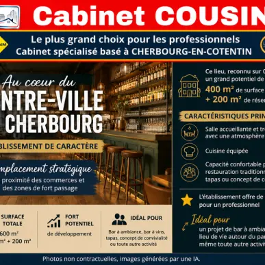 Vente - Bar - Brasserie - Alimentation - Cherbourg-Octeville (50100)-photo-1