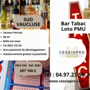Vente - Bar - Tabac - Loto - PMU - La Bastidonne (84120)