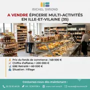 Vente - Alimentation - Epicerie - Superette - Traiteur - Ille-et-Vilaine (35)