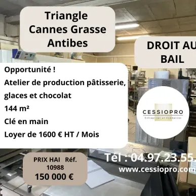 Vente - Pâtisserie - Mouans-Sartoux (06370)-photo-1