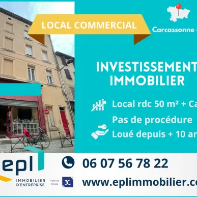 Vente de murs de boutique - Carcassonne (11000)-photo-1