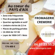Vente - Alimentation - Fromagerie - Aix-en-Provence (13090)